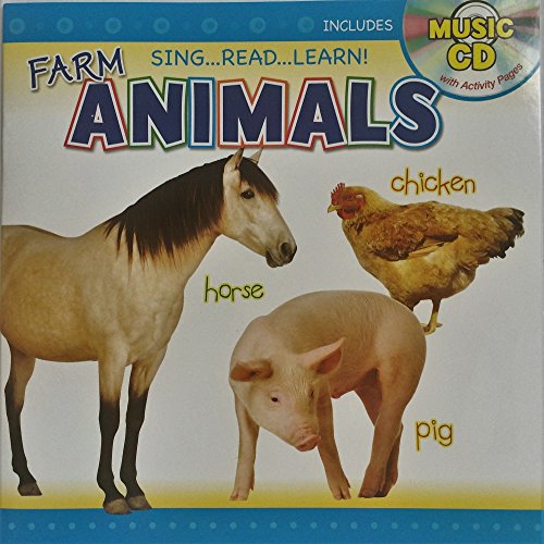 Educational Sing, Read, Learn Books and CDs, Counting, Alphabet, Farm and Wild Animals by Landoll
