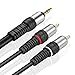 TNP 3.5mm Audio Cable - 6 Feet Gold Plated HiFi Sound Aux to Cable Male to Male Stereo Adapter Cable - 1/8 to Stereo for Smartphones, TV, Car Audio