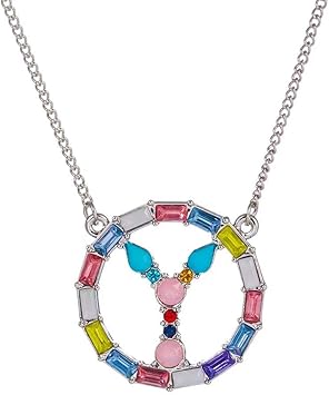 Amazon Co Jp Xinhengchen カップル名ネックレス 1個スライバー ラウンドダイヤモンドレターネックレス 26英語レターネックレス 女性のためのパーソナライズされたアルファベットチャームペンダントネックレス 女の子 レディースネックレス Letter Y Sliver Diy 工具