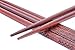 Antner 5 Pair Hardwood Chopsticks Hand-Carved Chopsticks with Gift Box
