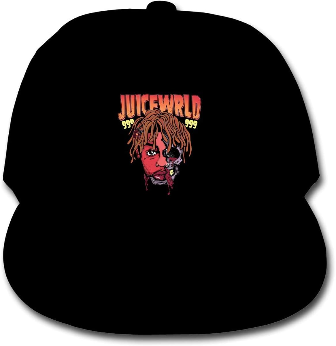 Juice WRLD Skull Poster Adjustable Baseball Cap Hip Hop for Child