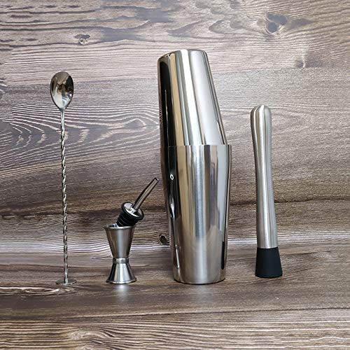YYQQ Cocktail Shaker Set,10Teilige Cocktail Shaker,Komplettes Kit, Sie müssen Keine zusätzlichen Whisky Steine kaufen… – Bild 7