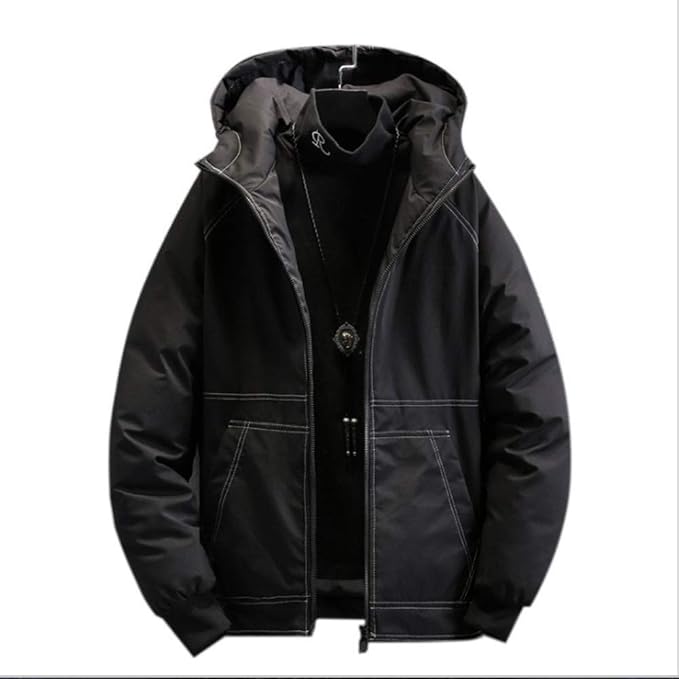 Men's Cotton Winter Jackets, Warm Lining And Lightweight, Breathable Jacket, Hooded Lightweight