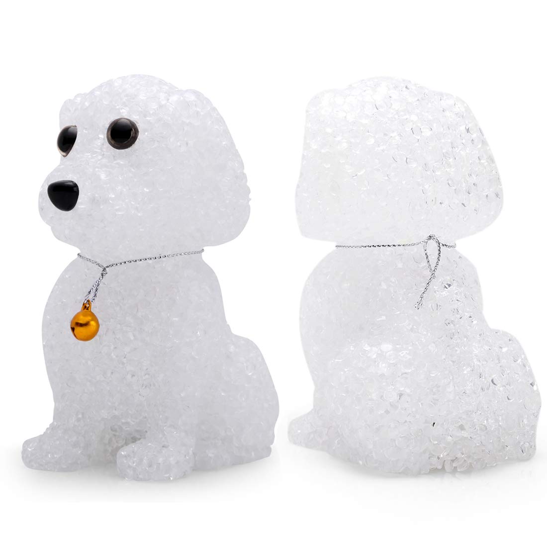 2710 ホワイト カラフルベル犬led夜間ライト暖かい7色かわいいベビー寝室の子のランプ装飾クリスマスおもちゃギフト B076gz61bg ホワイト ブラケットライト 超安い Www Anoual Ma