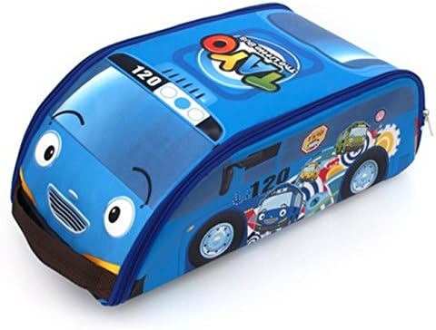 Tayo Kid Play Backpack Transformed to Play Mat (blue)