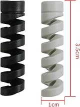 Rowwait 12pcs Silicone Cable Saver Spiral Protector Sleeve for Phone Laptop Cord view 2