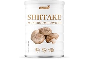 ULTHMOK Premium Shiitake Mushroom Powder 1lb/454g,100% Natural Dried Shiitake Mushroom & No Additives.