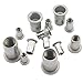 Waycreat Stainless Steel Rivet Nut, Threaded Rivetnut Insert Nutsert M3 M4 M5 M6 M8 M10 M12 Assortment Kit, 189-Pack