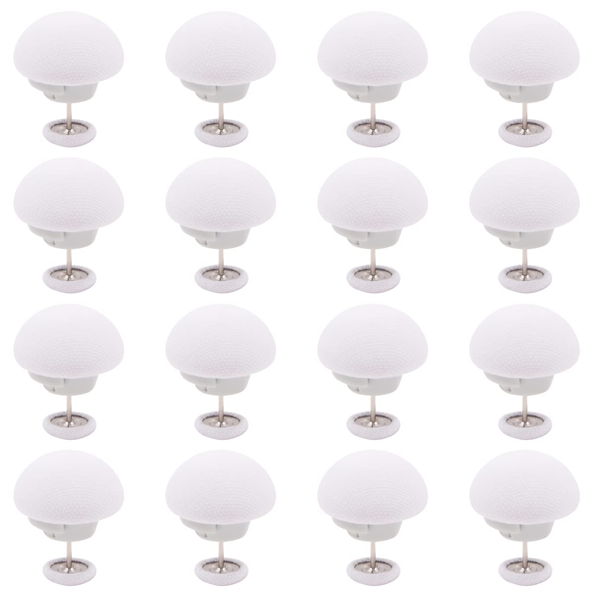 WANGCL 16 Pcs Reusable Fixing Buckle Non-Slip Quilt Holder Sheet Holder Quilt Cover Clip Fixing Down Duvet Socks a one-key unlocking design (White)