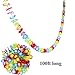 JOYIN Luau Tropical Hawaiian Party Decoration Set Including 100 ft Flower Lei Garland, 36 Hibiscus Flowers and 9 ft Luau Table Skirt