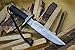 Knife King Handmade Damascus Hunting Knife with Leather Sheath - 12.15