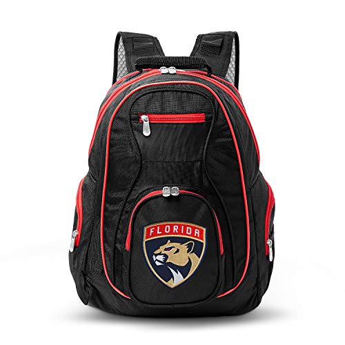 NHL Florida Panthers Colored Trim Premium Laptop Backpack - Thumbnail 6