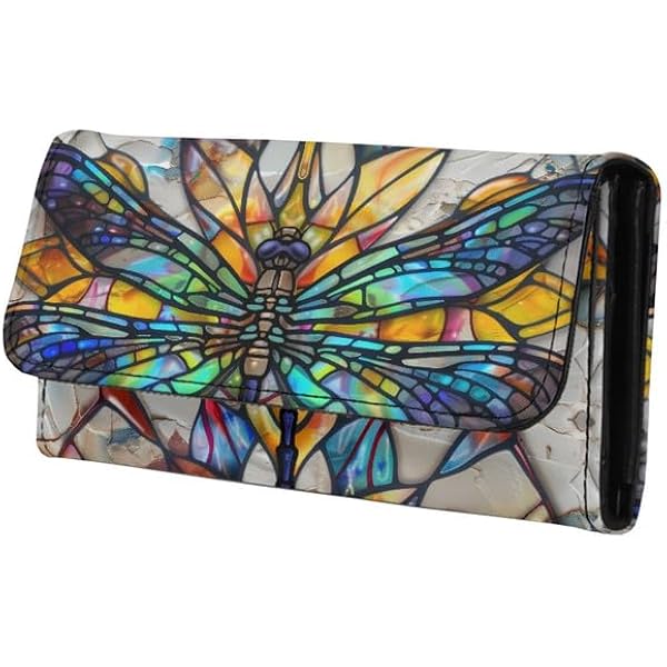 AFPANQZ Women's RFID Clutch Wallet - Tri-Fold With Phone Holder, Card Slots & Zipper Pocket - View #10