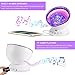 [Newest Design] Remote Control Ocean Wave Projector 12 LED &7 Colors Night Light with Built-in Mini Music Player for Living Room and Bedroom (White)