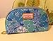 Lilly Pulitzer for Estee Lauder Collection Cosmetic Makeup Bag (Blue Flower)