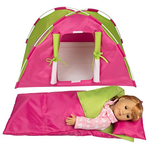 Dress Along Dolly Doll Camping Tent w Sleeping Bag & Pillow Furniture