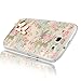 S3 Case,Galaxy S3 Case (Not for S3 Mini) Mavis's Diary 3D Handmade Bling Crystal Cute Butterfly Sparkle Glitter Pink Flowers Case Hard Cover for Samsung Galaxy S3 I9300 & Dust Plug & Screen Protector