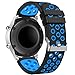 CreateGreat for Samsung Galaxy Watch 46mm, Gear S3 Soft Replacement Breathable Sport Bands with Air Holes and Quick Release Pin for Samsung Gear S3/Galaxy 46mm Watch
