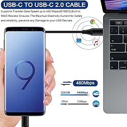 USB C Fast Wall Charger Block Plug with 6ft USB C