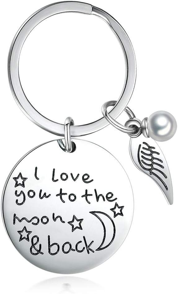 Kindergarten Graduation Gifts for Girls 2020 I Love You To The Moon & Back Keychains