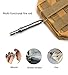 kakamono Magnesium Fire Starter Survival Kit with Waterproof Flint Rod, EDC Tool with Hard Tungsten Carbide Striker Glass Breaker and Survival Whistle 3 in 1 Outdoor Survival Tool for Camping (Gray)thumb 4