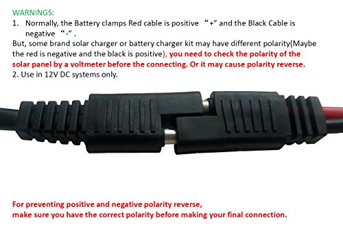 Sunway Solar SAE Adapters Connector,Solar Panel Combiner 3 to 1 Extension Wire For Expanding Solar Panel Battery Chargers To One 12 Volt Battery