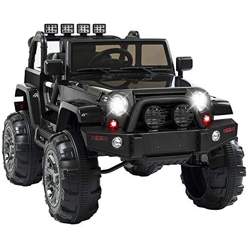 HONEY JOY 12V Ride On Truck, Battery Powered Electric Cars for Kids