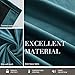 Dreaming Casa Teal Green Velvet Curtains for Living Room Thermal Insulated Rod Pocket Back Tab Window Curtain for Bedroom 2 Panels 52