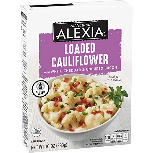 Alexia Loaded Cauliflower with Aged White Cheddar, Keto Friendly, 10 Ounce