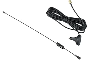 868MHz/915MHz For SMA Aerial Antenna With 3.5dBi Gain,Magnetic Base, Vertical Polarization, For LoRaWAN For LoRa Devices, 3-M