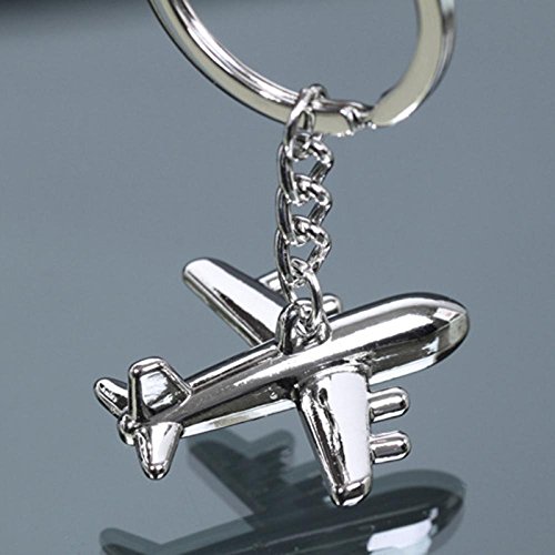 GOOTRADES Mini Airplane Alloy Keychains Keyring Creative Keyfob (pack of 2)