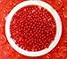 JellyBeadZ Brand 8oz -Almost 15,000 Water Bead Gel - RED- Heat Sealed Bag- Water Pearls Gel Beads- Wedding & Event Centerpieces