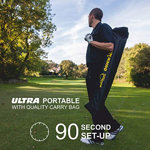 QuickPlay QuickHit UltraPortable Golf Practice Hitting Net (Square