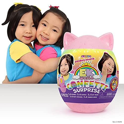 Just Play EK World Confetti Egg Surprise, Includes 9 Surprises, Series
