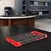 ZIZO Bolt Series for Samsung Galaxy Note 8 Case Military Grade Drop Tested with Tempered Glass Screen Protector Holster Black RED