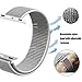 amBand Compatible for Apple Watch Sport Loop Band 42mm, Lightweight Breathable Nylon Replacement Band Compatible for Apple Watch Series 1, Series 2, Series 3, Sport, Edition-Seashell