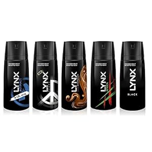 5x Lynx Deodorant Mens Body Spray Assortment Variety Set Pack 150ml NO BOX