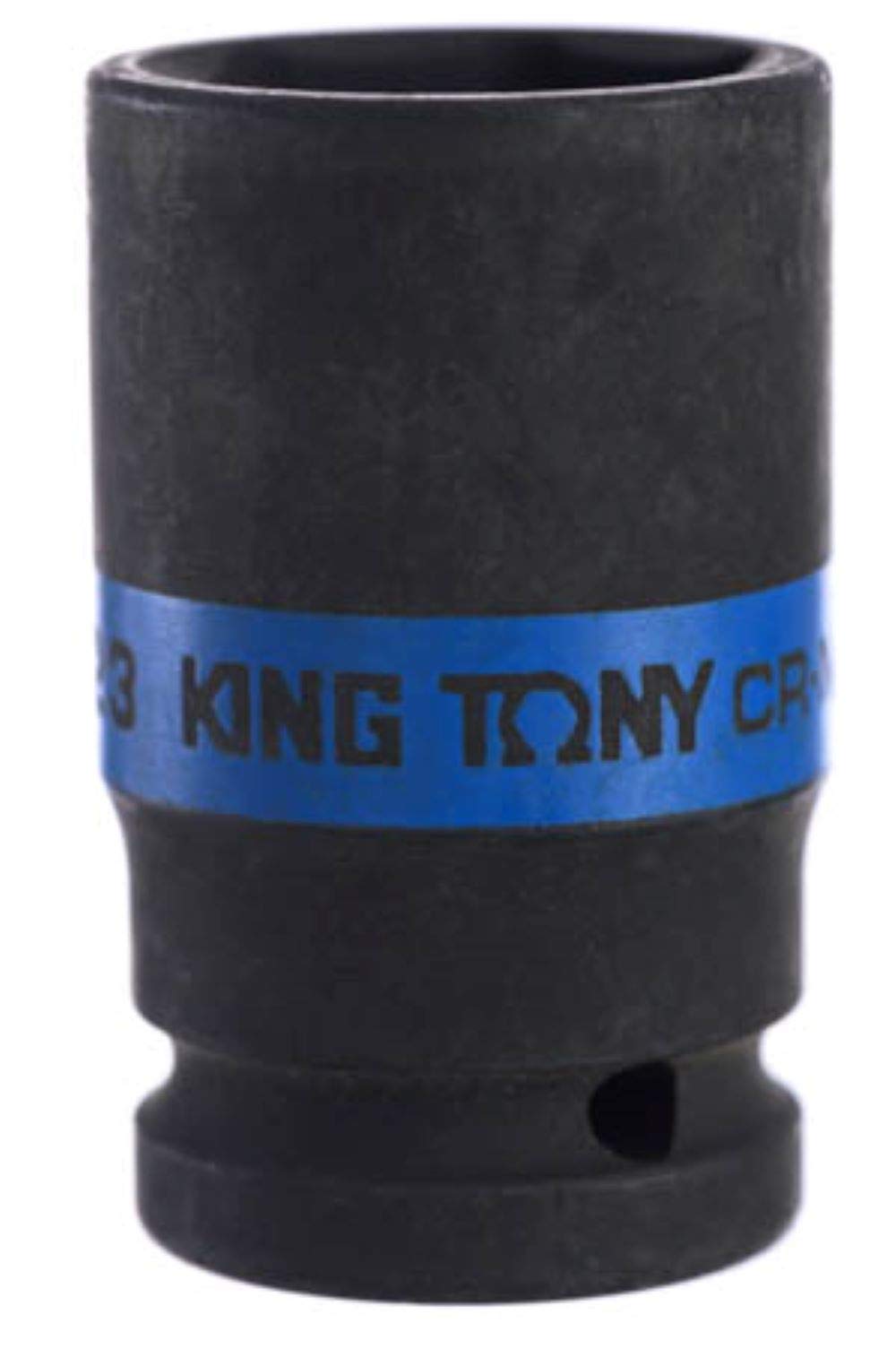 KING TONY 483523M Socket De Impacto Long Pared Fina 1/2" 23mm for DIYers & Professionals, Ideal for Repair and Installation tasks, 23mm, red