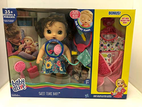Baby Alive Sweet Tears Baby (Brunette) Exclusive Value Pack