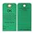 NMC SPT3 Accident Prevention Tag, "OK - This Scaffold Meets OSHA Standards and Is Safe," 6" Height x 3" Width, Cardstock, Green