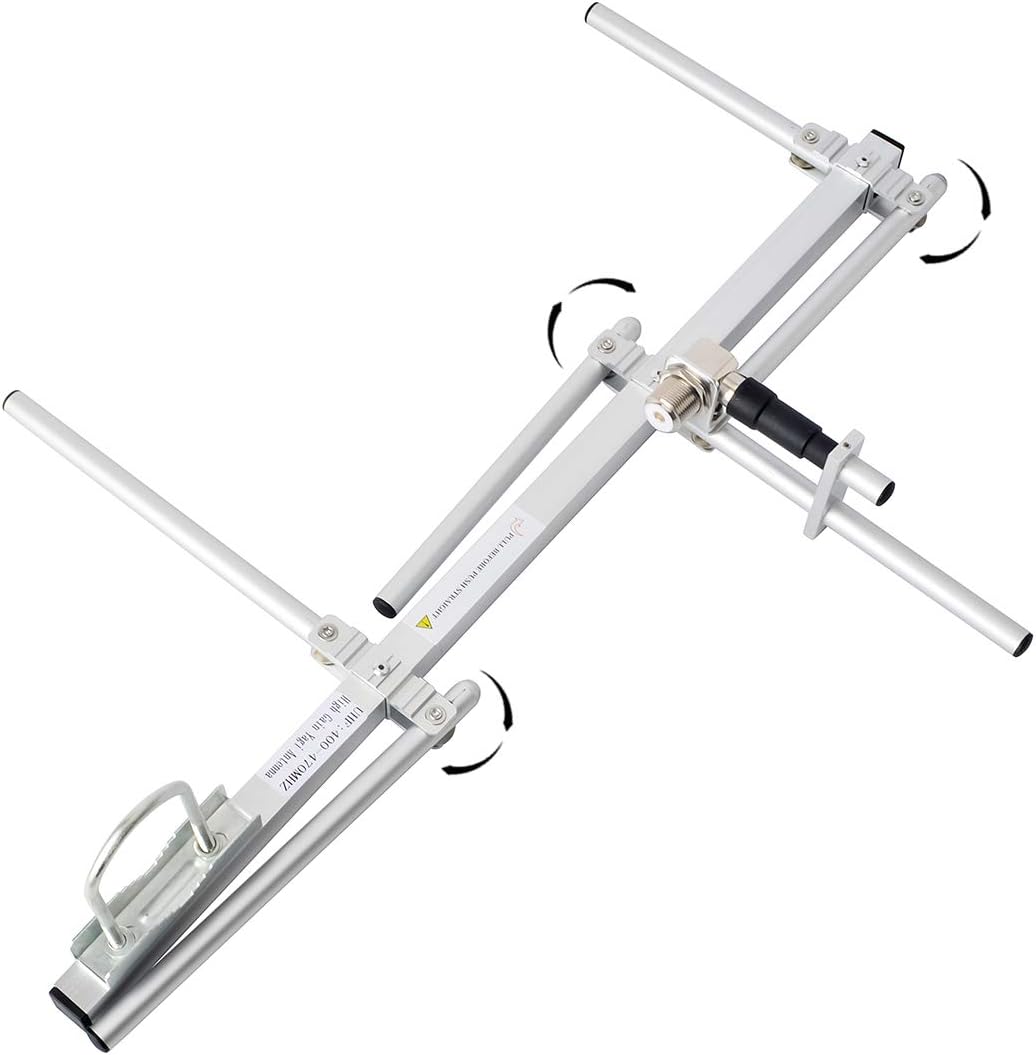 HYS YG03F Yagi 7dBi High Gain 100W UHF 400-470Mhz 70CM Aluminium Alloy SO-239 Connector Foldable Antenna for Yaesu Motorola Baofeng Kenwood 2-Way Radio Transceiver: Home Audio & Theater