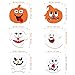 Unomor Halloween Crafts for Kids, Foam Pumpkin Crafts DIY Ghost Skull for Halloween Party Games -12SET: 12pcs Stickers,12pcs White Board, 81pcs Diamond Stickers