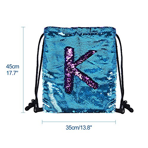Kuuqa-2-Pack-Mermaid-Bag-Sequin-Drawstring-Sports-Backpack-Magic-Reversible-Glitter-Outdoor-Shoulder-Bag-Fashion-Bling-Shining-Hiking-Yoga-Gym-Bags-for-Women-Kids-Teenagers-Girls