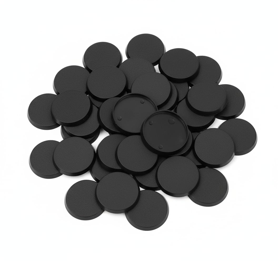 Playcrate Wargaming Hobby Bases 28mm - 30pcs Model Miniatures Painting Plastic Figures Tabletop Games Bases