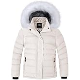 ZSHOW Girls' Puffer Jacket Soft Fleece Lined Warm Hooded Winter Coat