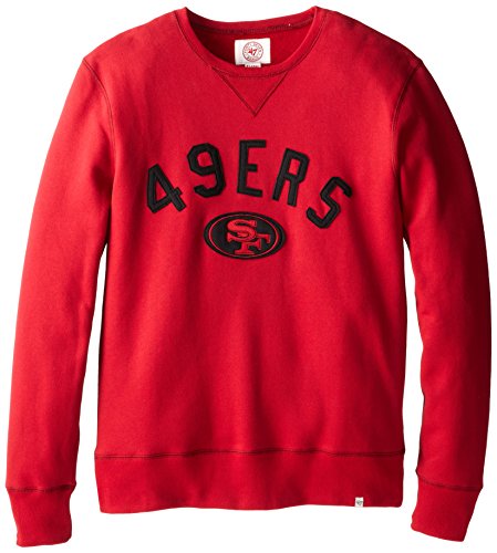 NFL Men's '47 Brand Cross-Check Crew Neck Pullover