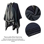 VBG VBIGER Women Winter Scarf Wrap Reversible Oversized Poncho Cape Cardigan Knitted Coat VBG VBIGER Women Winter Scarf Wrap Reversible Oversized Poncho Cape Cardigan Knitted Coat