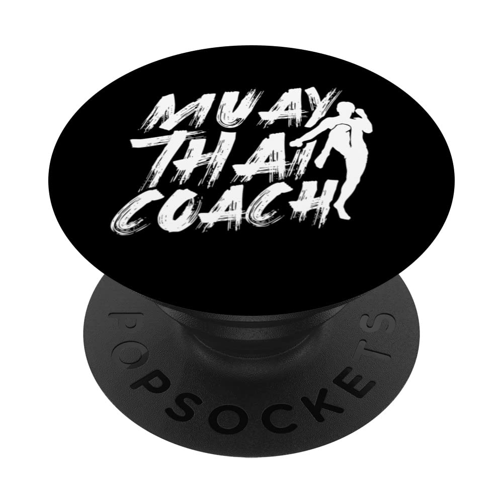 Muay Thai Coach Martial Arts Boxing Fighter PopSockets Swappable PopGrip