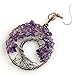BAYUEBA Dangle Earrings Tree of Life Chakra Jewelry Mothers Day Gifts for Mom Wife Women (#2 Amethyst)