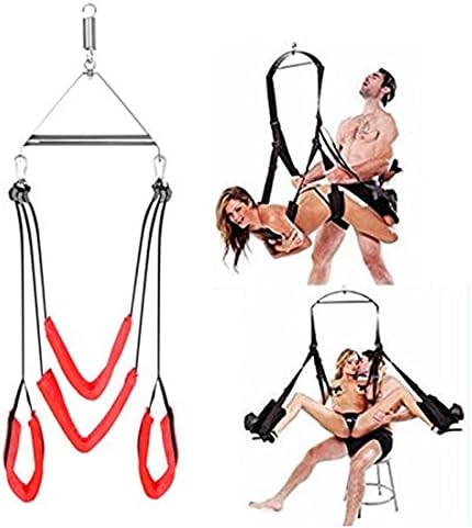 360 Degree Spinning Couples Swing Coming with Install Instruction, Red